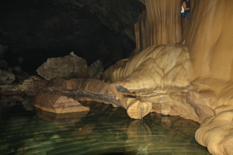 Tolle Formationen in den Höhlen